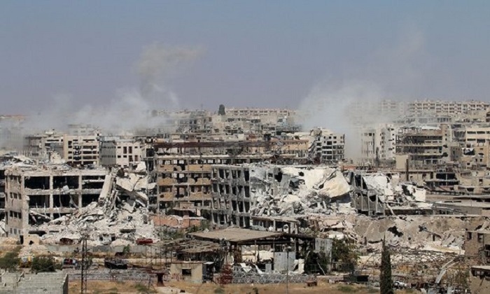  Starvation fears for Aleppo as bomb kills dozens in north Syria 